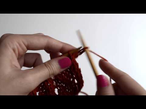 WE ARE KNITTERS - How to knit overlapping waves stitch