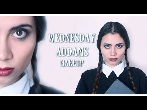 WEDNESDAY ADDAMS MAKEUP TUTORIAL!!