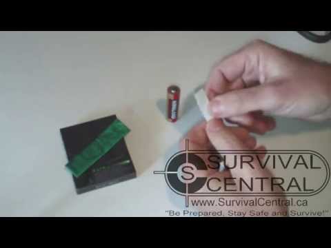 Walking Dead Survival Tip, Gum Wrapper Lighter AKA Prison Lighter