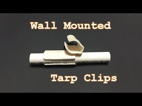 Wall Mounted Tarp Clips