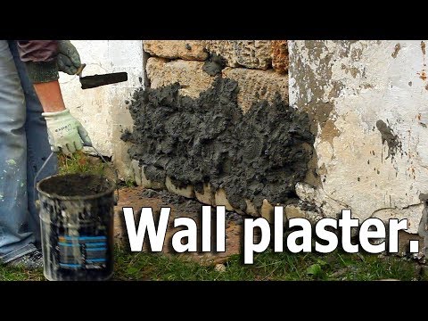 Wall plaster. Without experience