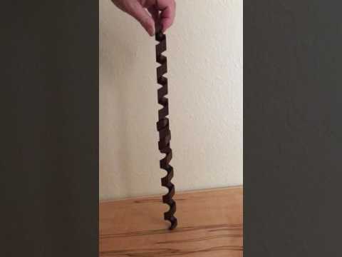 Walnut Spiral Twist