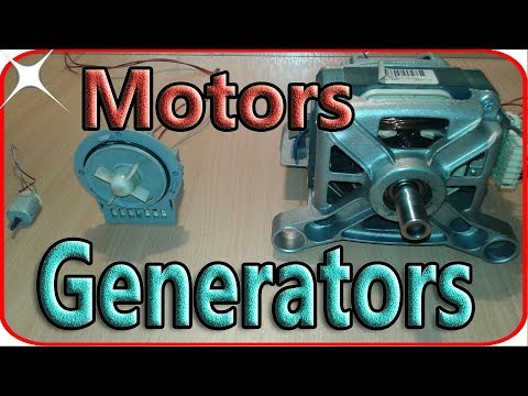 Washing machine motor generator wiring