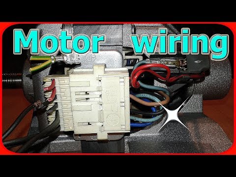 Washing machine motor wiring explained