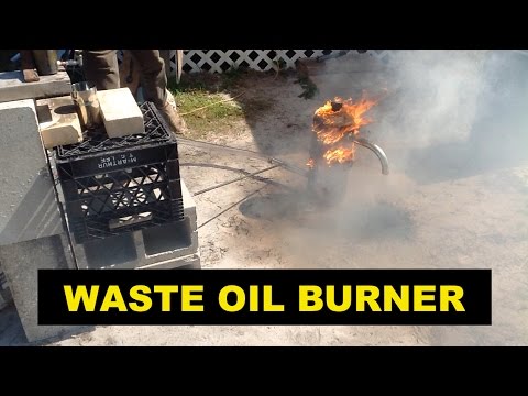 Waste Oil Burner for Melting Scrap Metals