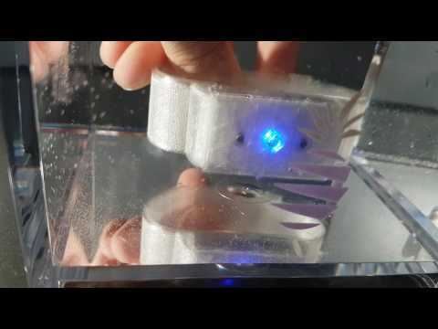 Water Activated LED Bracelet Test