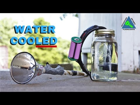 Water Cooled LED Flashlight!