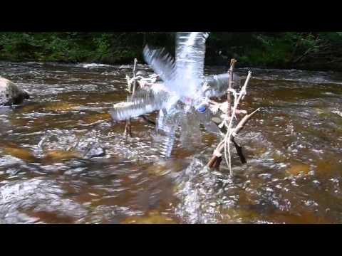 Water Wheel from Plastic Bottles