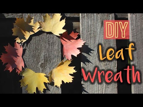 Watercolor Leaf Wreath U0001f341U0001f342