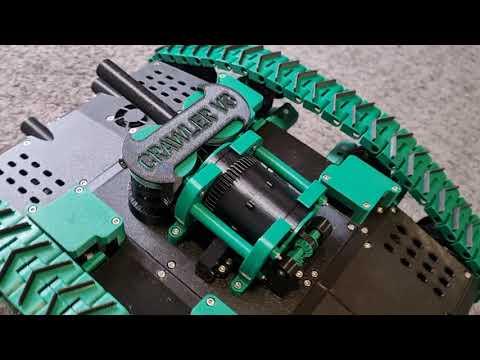 Weapon test of 3D printed RC tank