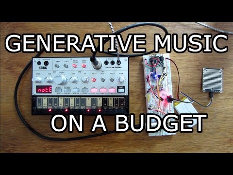 Weather Generated Music On A Budget (Volca Bass + ESP8266)