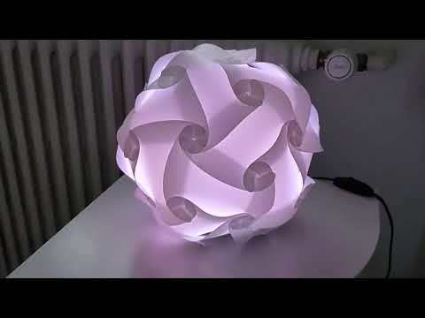 WebApp IQ Puzzle LED Lamp Demo