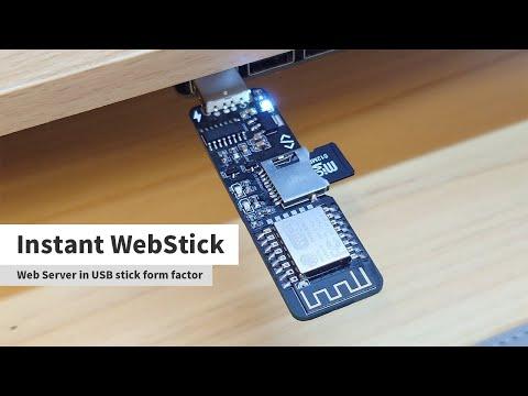 WebStick - An Instant Web Server in USB stick form factor