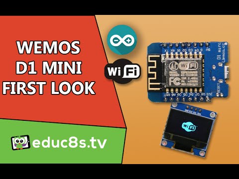 Wemos D1 mini: A first look at this ESP8266 based board from Banggood.com!