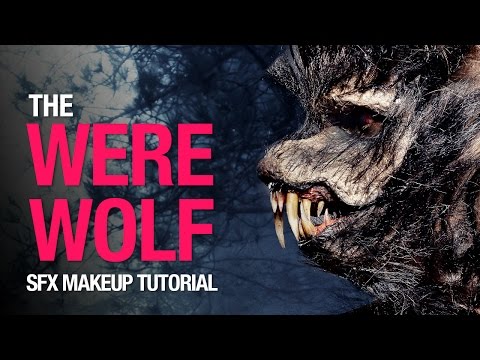 Werewolf halloween makeup tutorial