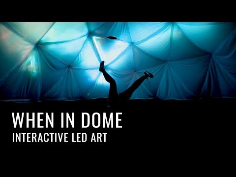 When in Dome - Interactive LED Dome With Fadecandy, Processing and Kinect