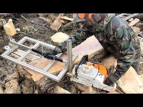 Why DIY Chainsaw Mill bests Band Mill on Massive Wind felled Oak