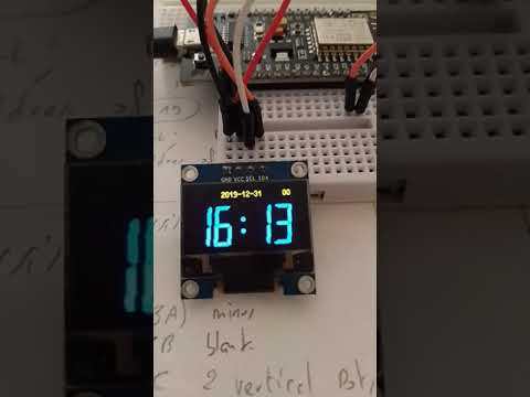 WiFi Clock ESP8266