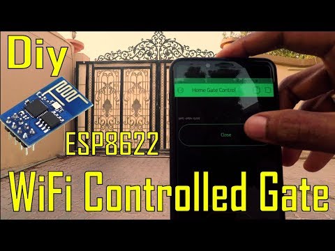 WiFi Controlled Home Gate | iot project # 3