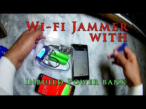 WiFi Jammer With Inbuilt Powerbank