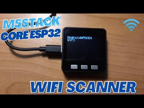 WiFi Network Scanner - M5Stack Core ESP32