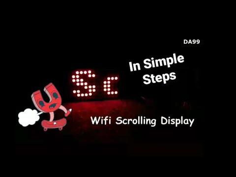 WiFi Scrolling LED Display