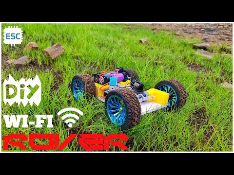 Wifi controlled multisensor Robotic Rover