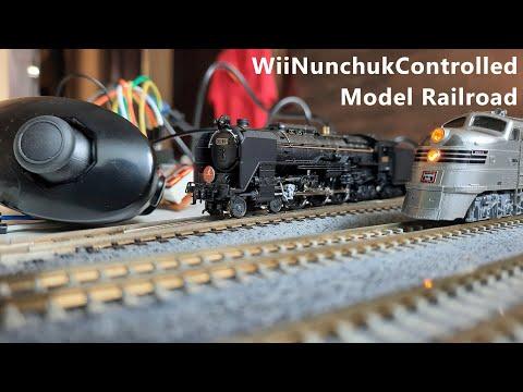 Wii Nunchuk Controlled Model Railroad | Arduino Model Train Control