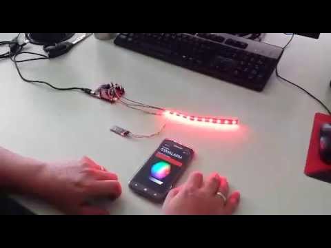 Windows Phone 8.1 Bluetooth LED Stripe Control App