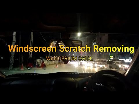 Windscreen Wiper Scratch Removing DIY using CERIUM OXIDE With Results