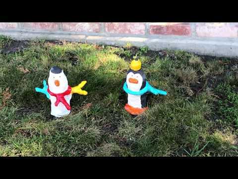 Winter Gnomes Made Out of Plastic Bottle