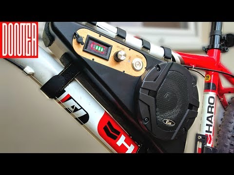 Wireless Bicycle Mounted Bluetooth Speaker Build