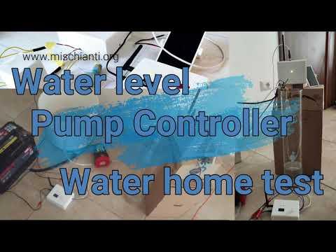 Wireless LoRa Remote Water Tank Level and pump controller (esp8266): water level sensor test