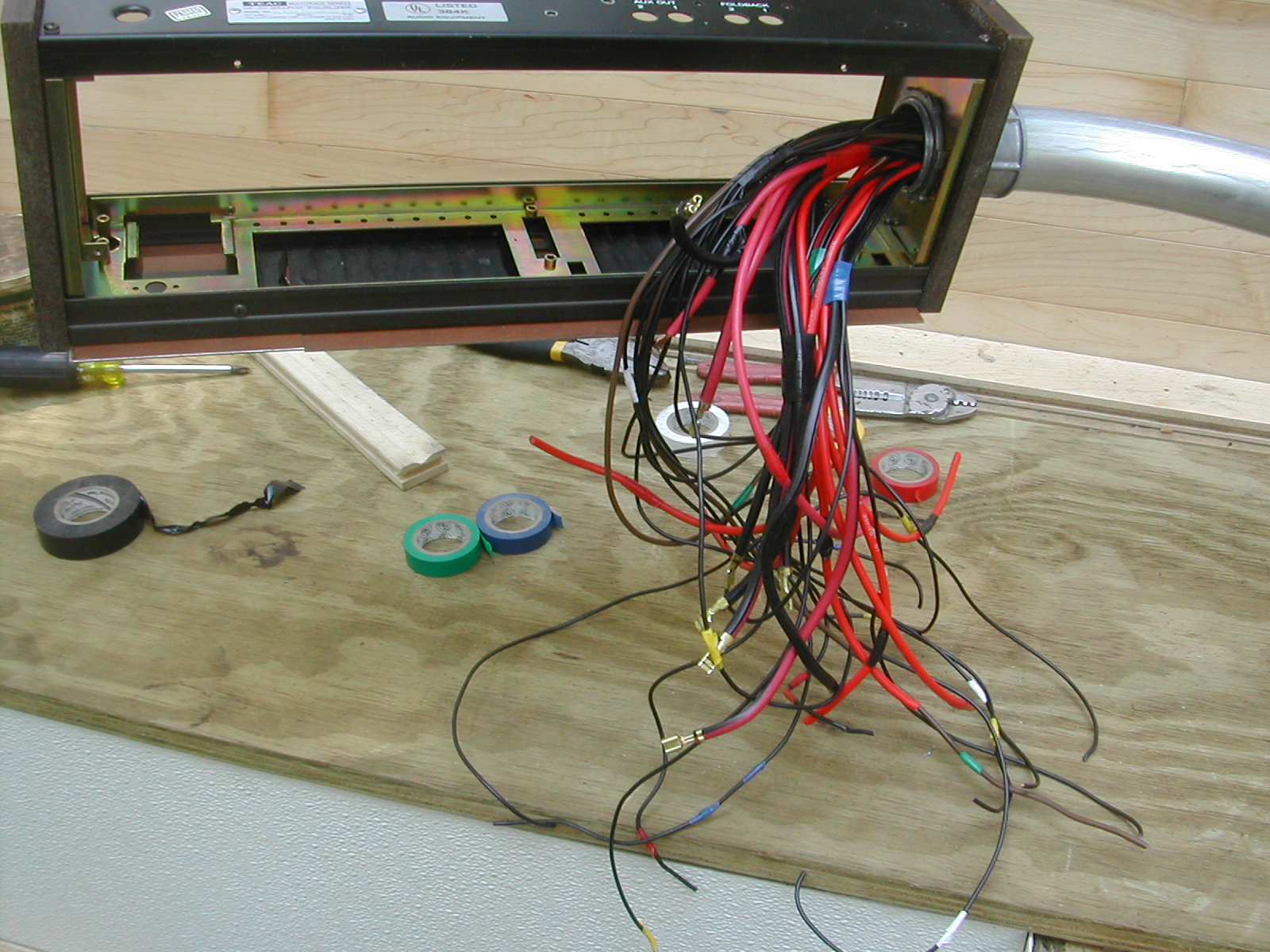 Wiring the panel