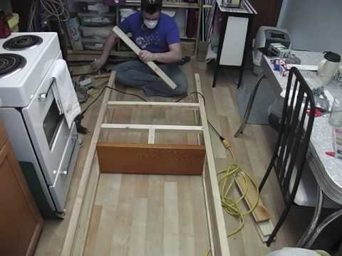 Wooden Bookshelf assembling frame part 2