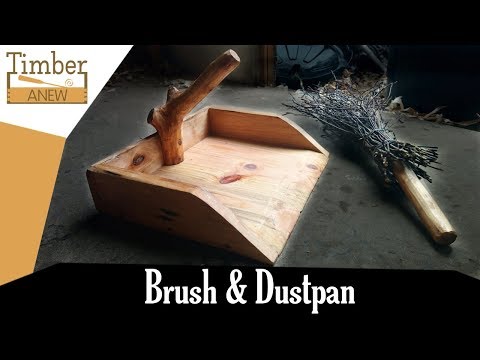 Wooden Brush and Dustpan - Woodworking Project