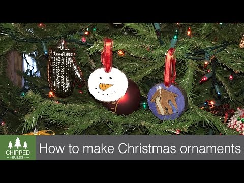 Wooden Christmas Ornaments || How To