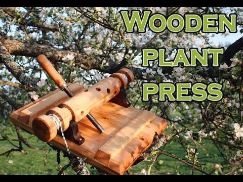 Wooden Plant Press