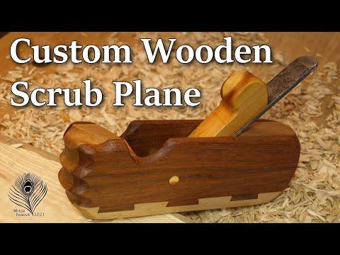 Wooden Scrub Plane an Unplugged build of a custom fit, dovetailed sole, wooden scrub plane