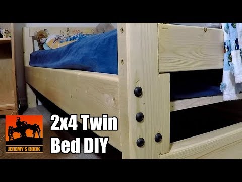 Wooden Twin Bed DIY