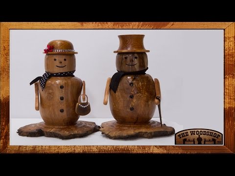 Woodturning Project Snowman/Couple