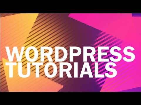 Wordpress Tutorial #1-How to customize your site