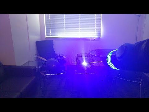 Working DIY Samus Metroid Laser Cannon Sneak Peak Demo