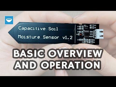 Working with a capacitive soil moisture sensor