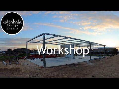 Workshop Build | Sliding door cladding | Ep.7 | Man build his own Workshop