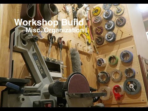 Workshop Build - Tape and Sanding Disk Storage