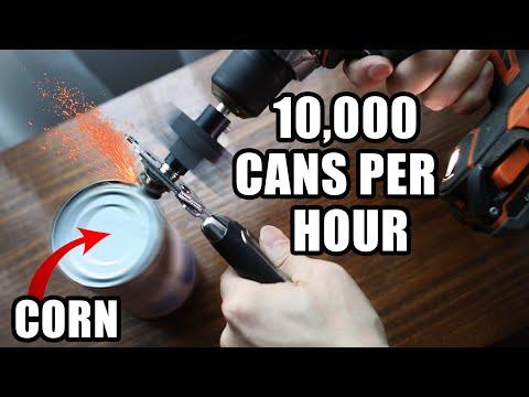 World's Fastest Can Opener