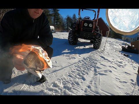 World's Largest Burning Lens of Ice