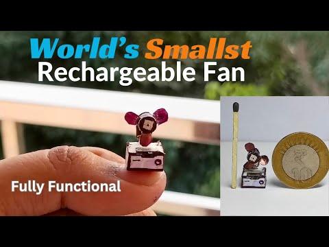 World's Smallest Table Fan !