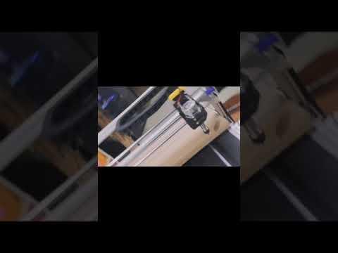 X-axis Run Test of New Upgrade 5050 CNC Machine. #cnc #3018 #5050 #newmachine #shorts